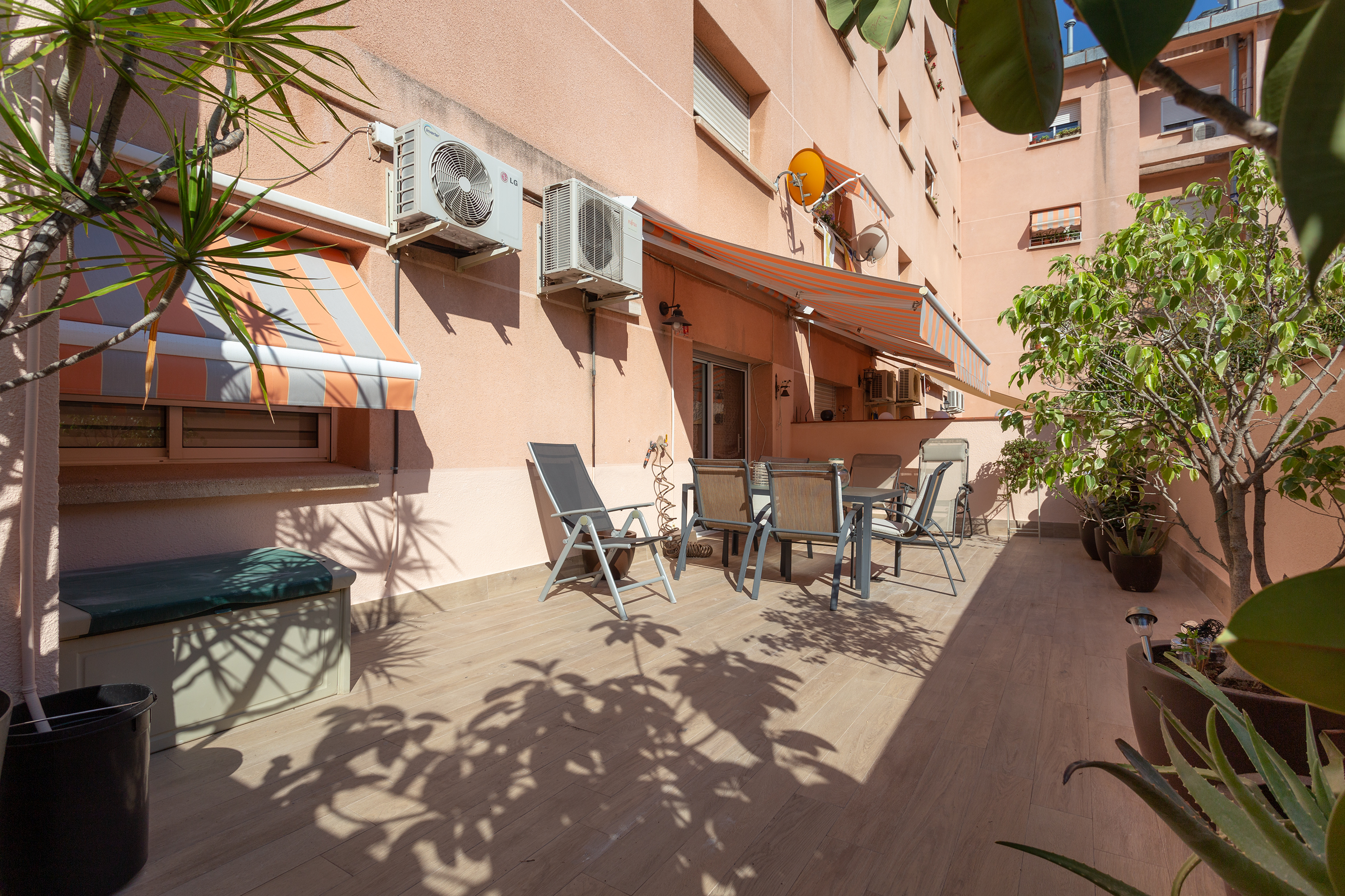 Terraza contemporánea