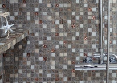 mosaico para baño